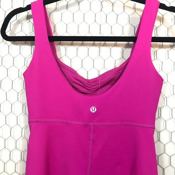 Lululemon Pink Athletic Tank Top Sz 4 - Picture 4 of 4